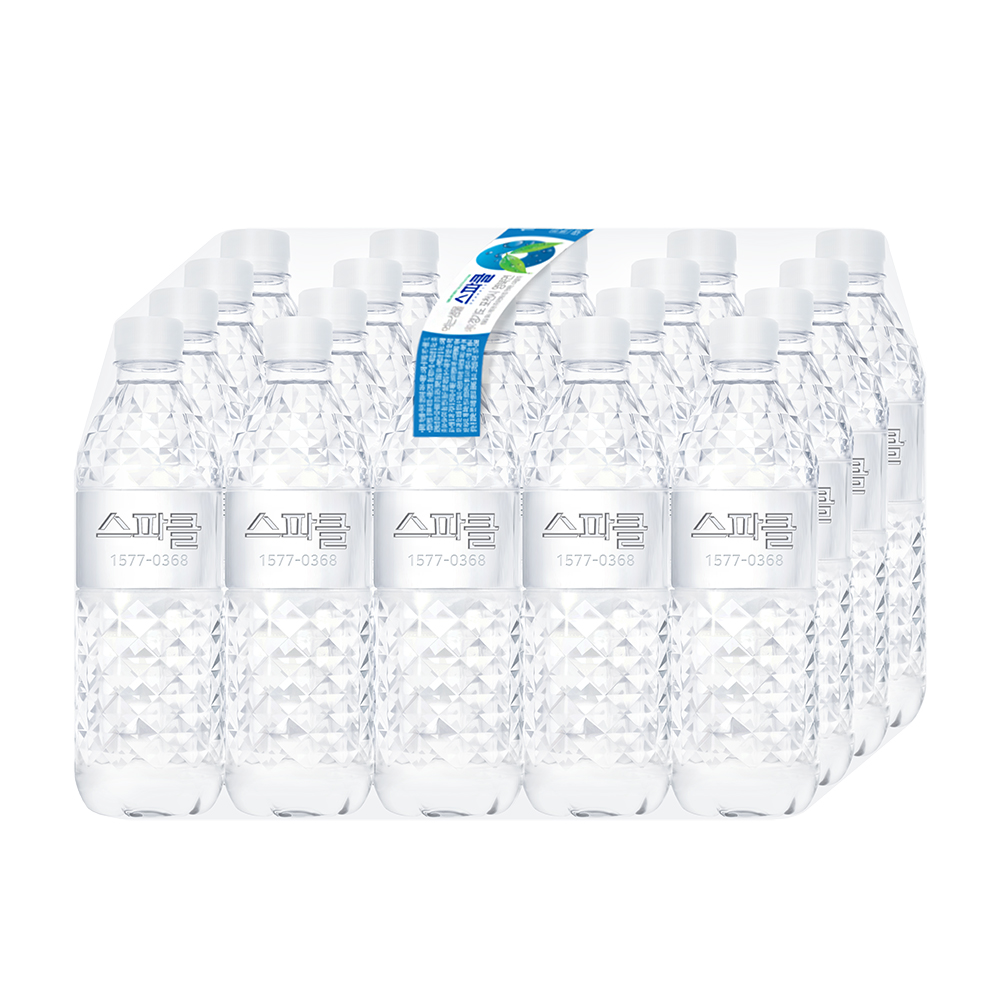 스파클 생수, 무라벨, 500ml, 80개